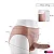 VIBRATING ONE-PIECE PENIS MLSM3245- Cinta em silicone com pênis realístico com vibrador recarregável macio integrado - COR BEGE - 15 x 4,2cm - Imagem 1