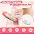 Hollow Penis Sleeve MLSM3245 - Capa peniana com cinta em silicone com vibrador recarregável - 15 x 4,2cm - COR BEGE - Imagem 7