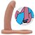 Realistic big dildo anel dupla penetração - anel peniano companheiro para dupla penetração -11x3cm - cor bege - Imagem 1