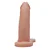 Realistic big dildo anel dupla penetração - anel peniano companheiro para dupla penetração -11x3cm - cor bege - Imagem 4