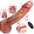 Little John THRUSTING DILDO - PÊNIS REALÍSTICO EM SILICONE COM TEXTURA SUPER MACIA COM VENTOSA MOVIMENTO VAI E VEM, AQUECIMENTO E CONTROLE REMOTO SEM FIO - 19 x 3,5cm - Imagem 1