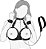 Kit bdsm bondage harness com restritor - Imagem 12