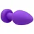 Super Vibe App Butt Plug - Plug anal recarregável com vibração com controle via aplicativo - cor liás - Imagem 5