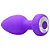 Super Vibe App Butt Plug - Plug anal recarregável com vibração com controle via aplicativo - cor liás - Imagem 7