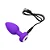 Super Vibe App Butt Plug - Plug anal recarregável com vibração com controle via aplicativo - cor liás - Imagem 3