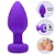 Super Vibe App Butt Plug - Plug anal recarregável com vibração com controle via aplicativo - cor liás - Imagem 2