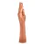 Realistic big dildo Hand Finger - Mão aberta para fisting fucking com ventosa - 29 x 6,2cm - cor bege - Imagem 4