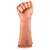 Realistic big dildo Fist Power - Mão fechada para fisting fucking com ventosa - 23 x 7,8cm - cor bege - Imagem 1