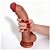 Consolo Realístico com Ventosa Rocco's G — 21 x 5 cm | Cor Marrom - Imagem 1
