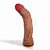 Consolo Realístico Monster 26 x 5 cm com Escroto e Ventosa de Alta Fixação — cor Marrom - Imagem 9