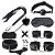 Kit bondage sado bdsm com 8 itens - cor preta - Imagem 1
