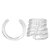 CC512 CB6000 — Cinto de Castidade Masculino Transparente com Design Anatômico e Encaixe em 3 Peças - Imagem 6