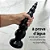 Realistic big butt plug Khalifa Graduado - Plug Anal Grande 40 x 8cm - cor preta - Imagem 5