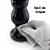 Realistic big butt plug Khalifa Graduado - Plug Anal Grande 40 x 8cm - cor preta - Imagem 6