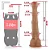Realistic big dildo Cavalo Garanhão - Pinto de borracha realístico flexível com escroto e ventosa - 27x8cm - cor bege - Imagem 2