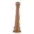 Realistic big dildo Cavalo Garanhão - Pinto de borracha realístico flexível com escroto e ventosa - 27x8cm - cor bege - Imagem 7