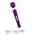 Massageador Elétrico Bivolt com 10 Modos de Vibração e Cabeça Totalmente Flexível - cor lilás - Imagem 5