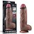 Lovetoy Dual Layered Platinum Silicone Nature Cock 12' - Pênis Dupla Densidade - 31x7,6 Cm - Cor Marrom - Imagem 1