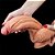 Lovetoy Nature Cock Dual Layered Platinum Silicone 10' - Pênis Dupla Densidade 24.5x6.9 Cm - Cor Bege - Imagem 8