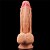Lovetoy Nature Cock Dual Layered Platinum Silicone 10' - Pênis Dupla Densidade 24.5x6.9 Cm - Cor Bege - Imagem 12