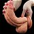 Lovetoy Nature Cock Dual Layered Platinum Silicone 10' - Pênis Dupla Densidade 24.5x6.9 Cm - Cor Bege - Imagem 5