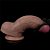 Lovetoy Dual Layered Platinum Silicone Nature Cock 9.5' - Pênis Dupla Densidade - 24,6x7cm - Cor Marrom - Imagem 12
