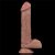 Lovetoy Dual Layered Platinum Silicone Nature Cock 8.0' - Pênis Dupla Densidade - 20,5x3,7cm - Cor Marrom - Imagem 7