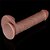 Lovetoy Dual Layered Platinum Silicone Nature Cock 8.0' - Pênis Dupla Densidade - 20,5x3,7cm - Cor Marrom - Imagem 12