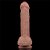 Lovetoy Dual Layered Platinum Silicone Nature Cock 8.0' - Pênis Dupla Densidade - 20,5x3,7cm - Cor Marrom - Imagem 9