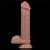 Lovetoy Dual Layered Platinum Silicone Nature Cock 8.0' - Pênis Dupla Densidade - 20,5x3,7cm - Cor Marrom - Imagem 8