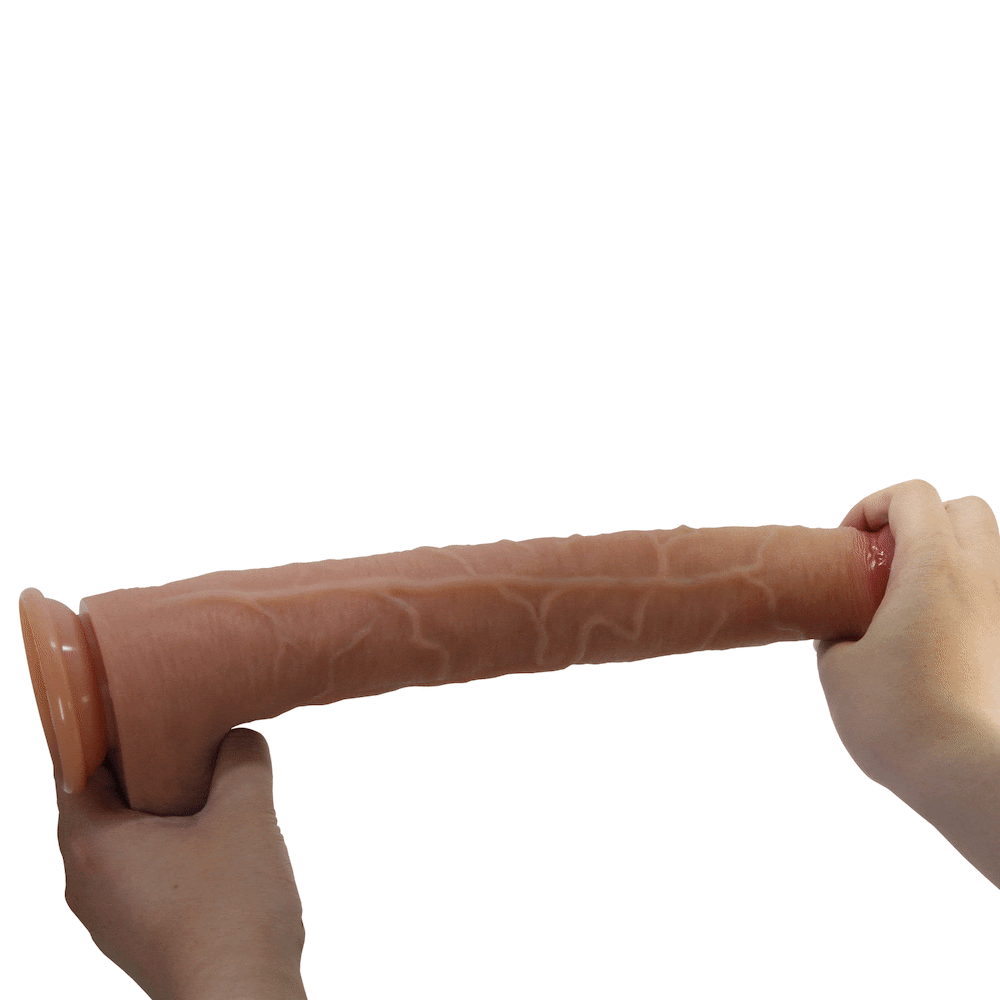 Pretty Love Torin Plus - Pênis Realístico Em Silicone Com Ventosa - 37,5cm X 5cm - Imagem 9