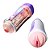 Duplo Masturbador Vagina e Boca Vibrador Recarregável e Viva Voz - Imagem 1