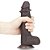 LOVETOY SLIDING SKIN 7.0'' - PRÓTESE REALÍSTICA BELISCÁVEL COM GLANDE DEFINIDA, VÉRTEBRA, VEIAS SUAVES, ESCROTO E VENTOSA - 18 X 3,5 CM - COR CHOCOLATE - Imagem 9
