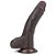 LOVETOY SLIDING SKIN 7.0'' - PRÓTESE REALÍSTICA BELISCÁVEL COM GLANDE DEFINIDA, VÉRTEBRA, VEIAS SUAVES, ESCROTO E VENTOSA - 18 X 3,5 CM - COR CHOCOLATE - Imagem 11