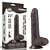 LOVETOY SLIDING SKIN 7.0'' - PRÓTESE REALÍSTICA BELISCÁVEL COM GLANDE DEFINIDA, VÉRTEBRA, VEIAS SUAVES, ESCROTO E VENTOSA - 18 X 3,5 CM - COR CHOCOLATE - Imagem 20