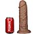 Lovetoy Realistic Chubby Vibrating Dildo - Pênis Realístico Com Ventosa E Vibrador - 26.6x6.3 Cm - Cor Marrom - Imagem 7