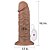 Lovetoy Realistic Chubby Vibrating Dildo - Pênis Realístico Com Ventosa E Vibrador - 26.6x6.3 Cm - Cor Marrom - Imagem 3