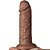 Lovetoy Realistic Chubby Vibrating Dildo - Pênis Realístico Com Ventosa E Vibrador - 26.6x6.3 Cm - Cor Marrom - Imagem 6