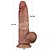 Lovetoy Sliding Skin Pro Dual Layer Silicone Dong 8.5' - Pênis Dupla Densidade - 21,2 X 4,7cm - Imagem 3