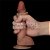 Lovetoy Sliding Skin Pro Dual Layer Silicone Dong 7.5' - Pênis Dupla Densidade - 19,2x3,5 cm - Imagem 2