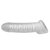 BEING FETISH PENIS ENHANCER - Capa Peniana P com Anel para o Escroto e Texturas Internas em Nódulos - cor transparente - Imagem 10