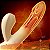 Vibrador recarregável de ponto G e clitóris com pulsação com movimento vai e vem e aquecimento - Imagem 2