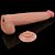 Lovetoy King Sized Sliding Skin Dual Layer Dong 13.5' - Pênis Beliscável Ultra Macio Com Vértebra E Ventosa - 34 X 6,2 Cm - Cor Bege - Imagem 11