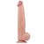 Lovetoy King Sized Sliding Skin Dual Layer Dong 13.5' - Pênis Beliscável Ultra Macio Com Vértebra E Ventosa - 34 X 6,2 Cm - Cor Bege - Imagem 22