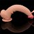 Lovetoy King Sized Sliding Skin Dual Layer Dong 13.5' - Pênis Beliscável Ultra Macio Com Vértebra E Ventosa - 34 X 6,2 Cm - Cor Bege - Imagem 15