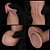 Lovetoy Dual Layered Platinum Silicone Nature Cock 9.0' - Pênis Dupla Densidade - 23,5x4,3cm - Cor Marrom - Imagem 6