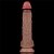 Lovetoy Dual Layered Platinum Silicone Nature Cock 9.0' - Pênis Dupla Densidade - 23,5x4,3cm - Cor Marrom - Imagem 11