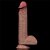 Lovetoy Dual Layered Platinum Silicone Nature Cock 9.0' - Pênis Dupla Densidade - 23,5x4,3cm - Cor Marrom - Imagem 8