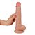 LOVETOY SLIDING SKIN 9.0'' - PRÓTESE REALÍSTICA BELISCÁVEL COM GLANDE DEFINIDA, VÉRTEBRA, VEIAS SUAVES, ESCROTO E VENTOSA - 23,5 X 4,5 CM - COR BEGE - Imagem 7
