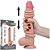 LOVETOY SLIDING SKIN 9.0'' - PRÓTESE REALÍSTICA BELISCÁVEL COM GLANDE DEFINIDA, VÉRTEBRA, VEIAS SUAVES, ESCROTO E VENTOSA - 23,5 X 4,5 CM - COR BEGE - Imagem 1